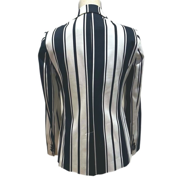 Blumarine Blugirl Navy White Striped Blazer - Picture 3 of 7